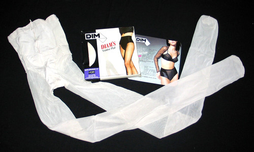 Collant ventre plat nacre - plat, t