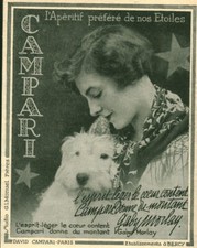 Publicité ancienne apéritif Campari 1927 issue de magazine