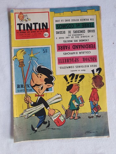 Lot journal tintin 1958 - journal,