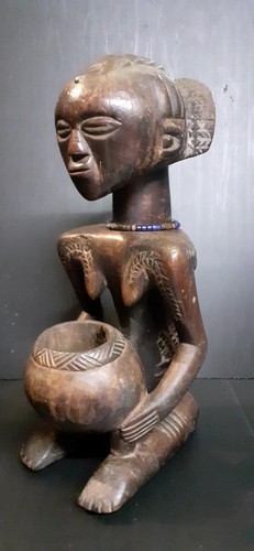 Statue louba congo - ,