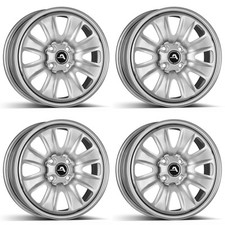 4 Jantes en acier Hybrid Alcar 4-131800 02 silver 6.0Jx15 ET40 4x100 pour Renaul