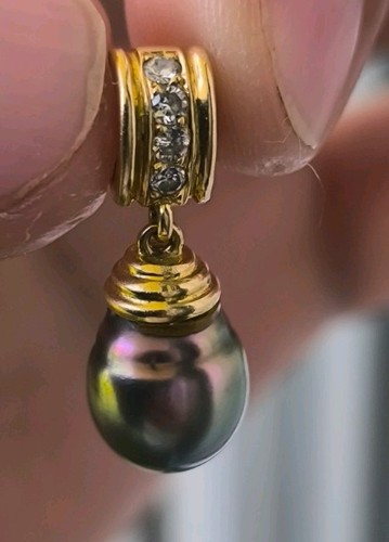 Pendentif jaune 18k et - pendentif,