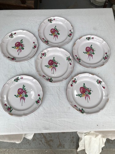 Assiettes faience de - ,
