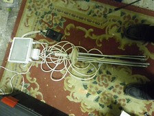 Vintage projecteur allogène 150 W sur trépied avec câble prise gradateur , 