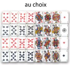 1991 CLAMECY CARTE à JOUER JEU DE CARTES FEVE PORCELAINE 3D au choix