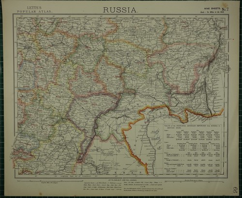1883 letts carte - 1883, ~