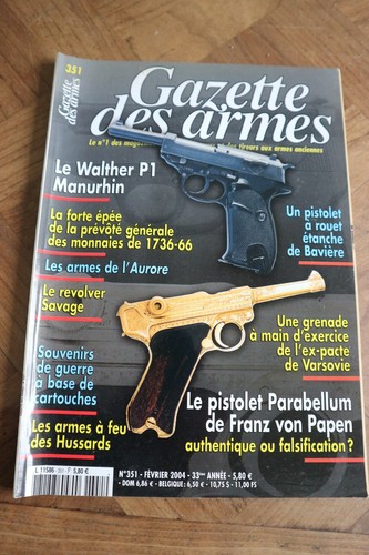 Revue gazette armes 351 2004 - gazette,