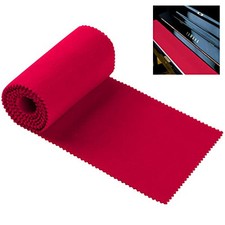 GeeRic Housse Anti-poussière pour Clavier de Piano Souple Rouge, Housse de Prote