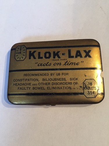 Vintage klok lax - klok-lax, apothecary