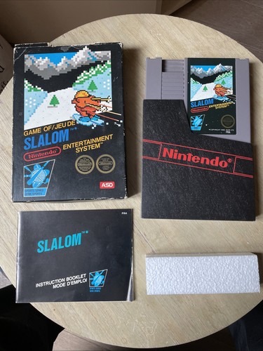 Slalom nintendo nes cartouche - nintendo,