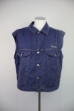 Diesel Giubino Gilet Jeans Coton Homme Tg XXL Man VINTAGE Jacket Coton Denim