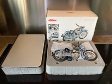 RARE MOTO HOREX REGINA MIT EINZELSITZ BLAU METALLIC SCALE 1/10 SCHUCO