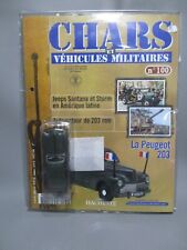 AS669 SOLIDO HACHETTE CHARS VEHICULES MILITAIRES #100 1/43 PEUGEOT 203 1954