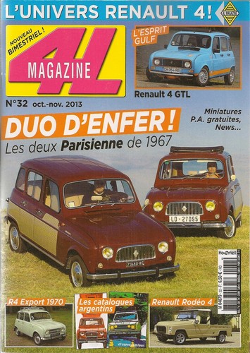 Magazine renault 4 - 4l,