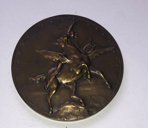 Rare medaille bronze pegase - medaille,