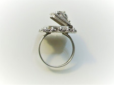 BELLE BAGUE "POISON" ANCIENNE