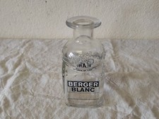 Ancienne Carafe Berger Blanc en verre