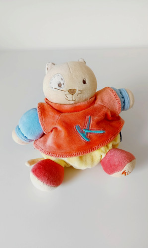 Peluche doudou chat boule - peluche/doudou,