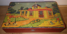 Vintage - Ancien coffret de  jeu de construction en bois