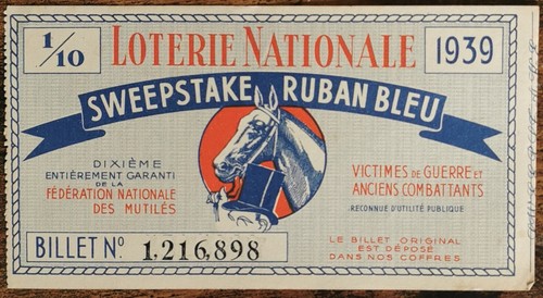 Billet loterie nationale - de,