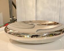 Plateau -Coupe À Fruits Design Inox En Forme De Donuts 1990’