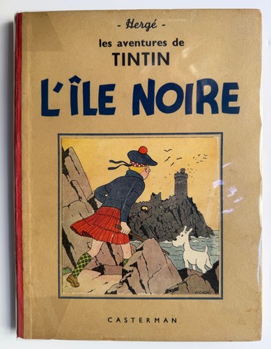 Herge tintin ile noire - noire, "