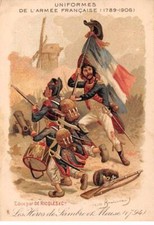 Chromos -COR11188 - Alcool de menthe de Ricqlès - Sambre - Meuse - Uniformes-