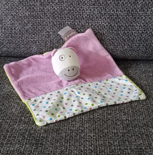 Doudou plat vache bébé - a6,