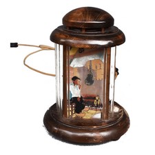 Lampe en diorama Art déco au