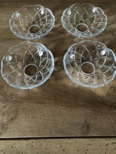 Lot 4 Bobèches Lustre en
