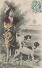 Chasse fg60835 superbe femme - chasse, #fg60835