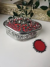 Coffret à Bijoux Ancien Ovale