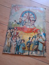 CARTON PUBLICITAIRE LITHOGRAPHIE FIL CABLE AU LOUIS D'OR WALLAERT FRERES