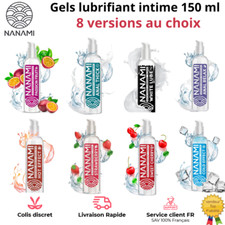 Lubrifiant Sex Vaginal Anal Sexuel Gel Intime a base deau Fraise Sperme Fruit