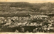 Carte LE VAL D'AJOL Quartier de la Gare Les Champs et la Croix