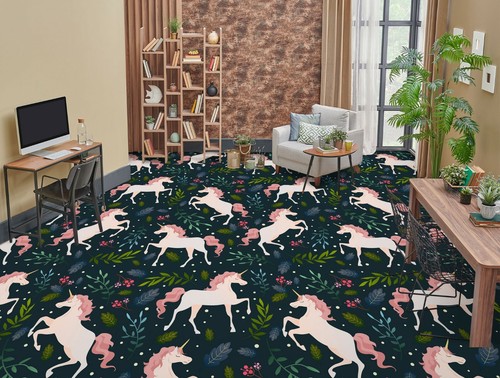 Rose licorne 7502na papier - 3d,