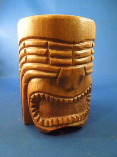 Vintage carved wooden - carved,