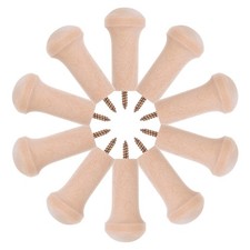  10 Pcs Vestiaire Porte Manteau Porte+manteau Crochets En Bois De