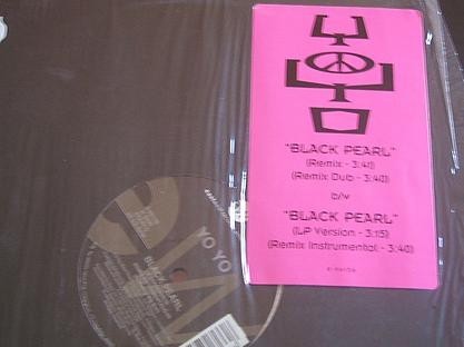 Vinyle black pearl - yo-yo,