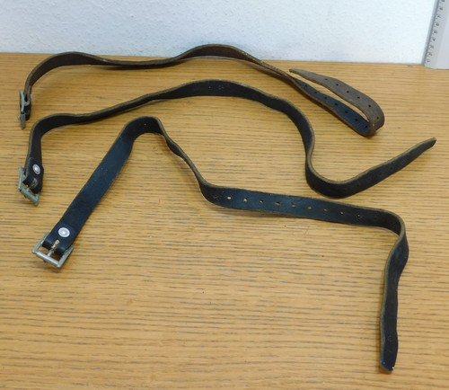 Lot vintage laniere cuir - vintage,
