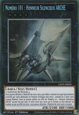 CARTE YU-GI-OH NEUVE - NUMERO 101 HONNEUR SILENCIEUX ARCHE - LED9-FR000 - GHOST