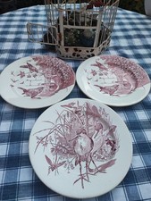 3 ANCIENNES ASSIETTES PLATES