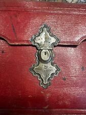 Porte Feuille Cuir & Argent Porte Document XVIII EME  Wallet Leather & Silver