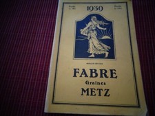 Catalogue graine jardin fabre - graine,