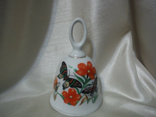 White porcelain bell - porcelain,