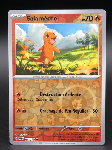 Carte pokémon salamèche - pokémon,