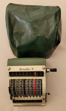 Resulta 9 Ancienne Calculatrice Allemand CARL KAECHELEN Offenburg