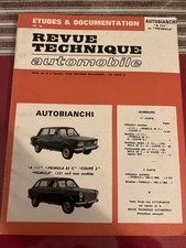 Revue Technique AUTOBIANCHI A 111 A111 COUPE S PRIMULA 65 C 1.2 1200 1221 Cc