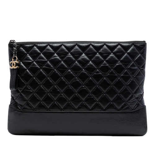 Chanel large vieilli - cuir, de