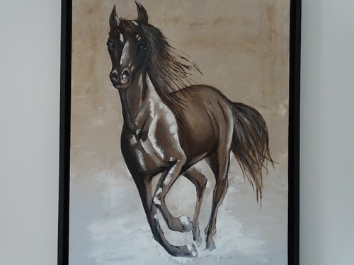 Tableau peintre cheval - tableau,